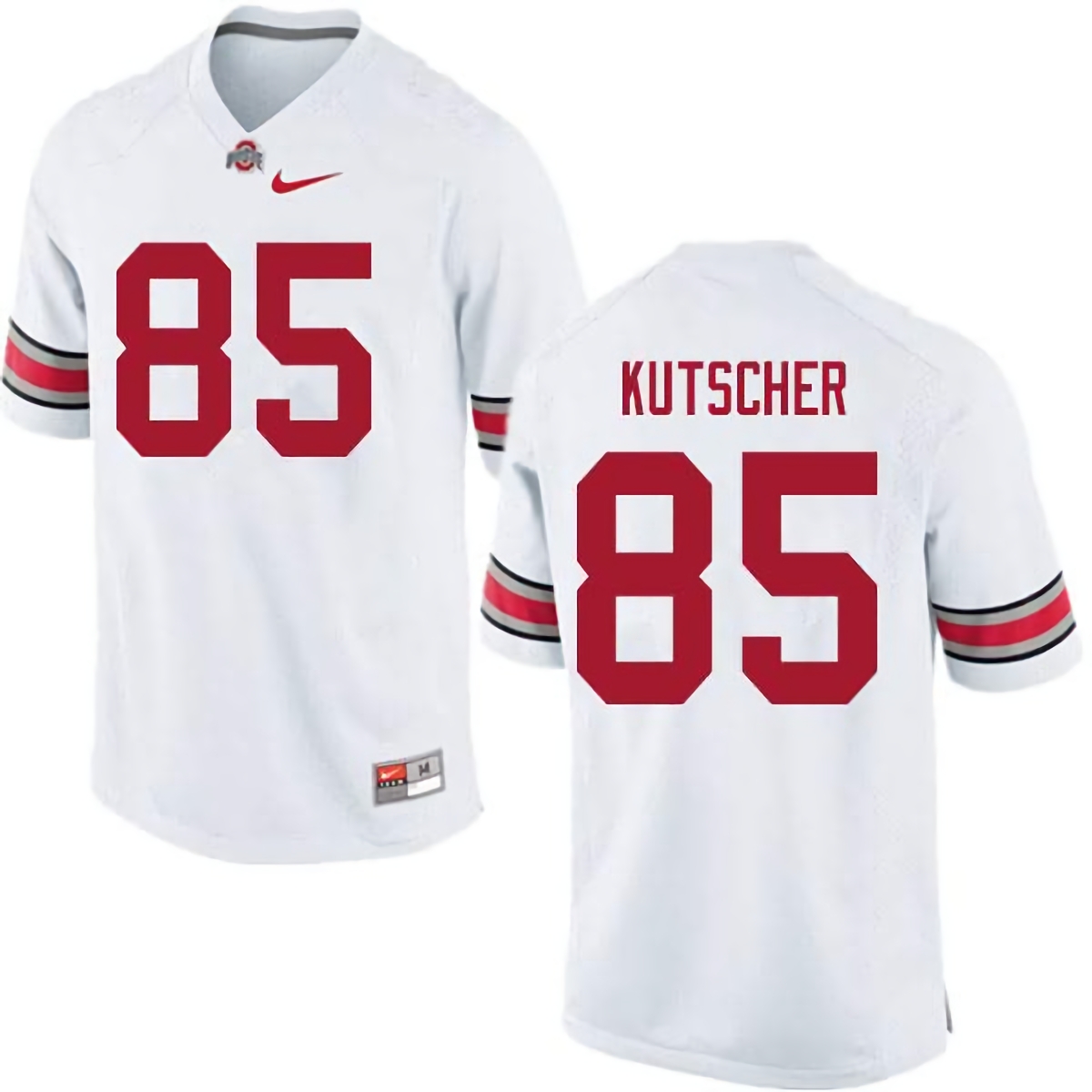Austin Kutscher Ohio State Buckeyes Men's NCAA #85 Nike White College Stitched Football Jersey KXU3856GU